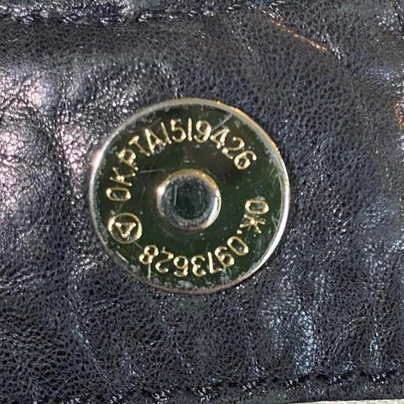 Michael Kors Black Studded Leather Shoulder Bag – Gold Chain Strap Slouchy Tote - Picture 7 of 7